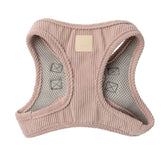 FuzzYard Life Corduroy Step In Harness - Soft Blush